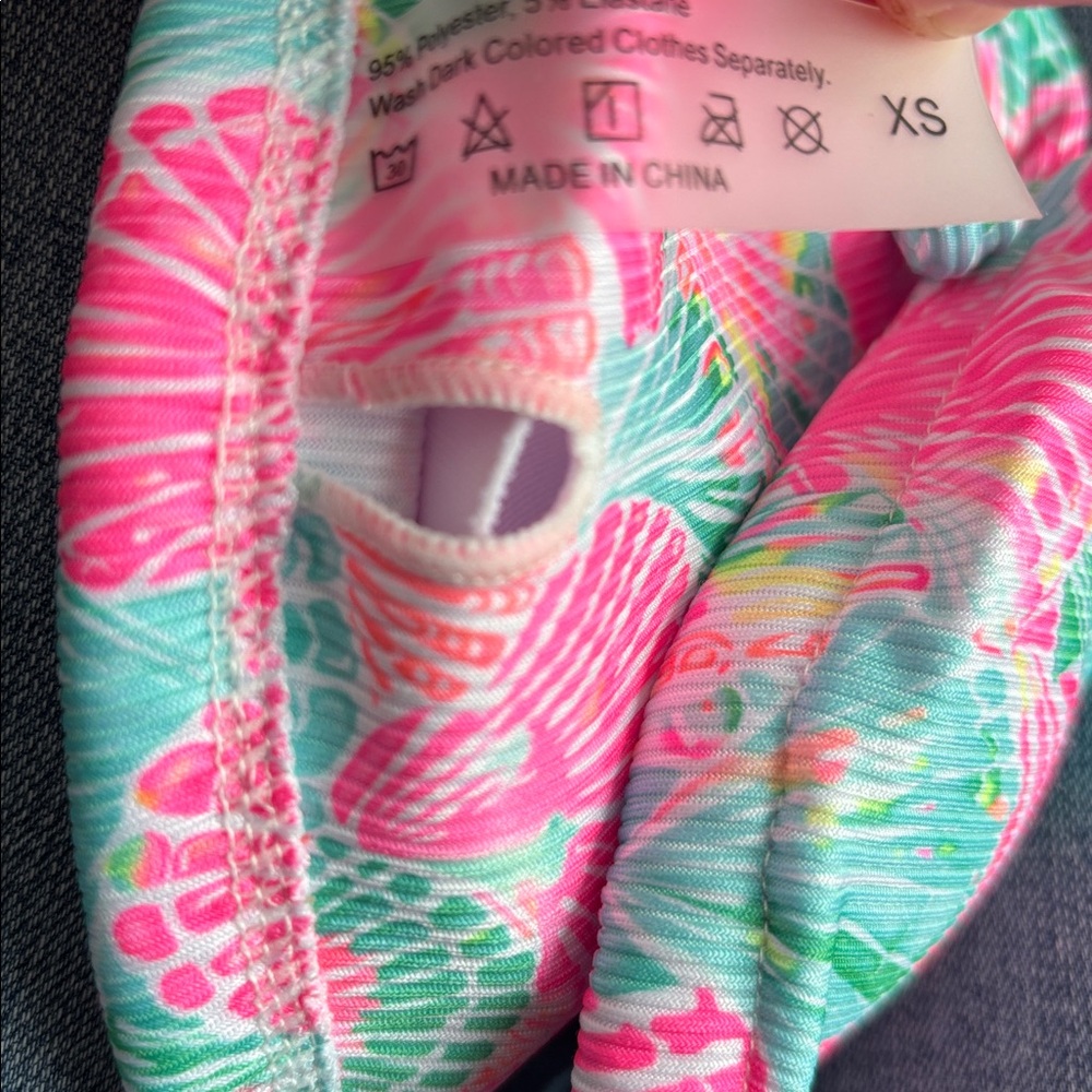 Colorful Shell Print Bikini Set Womens XS - Picture 7 of 7